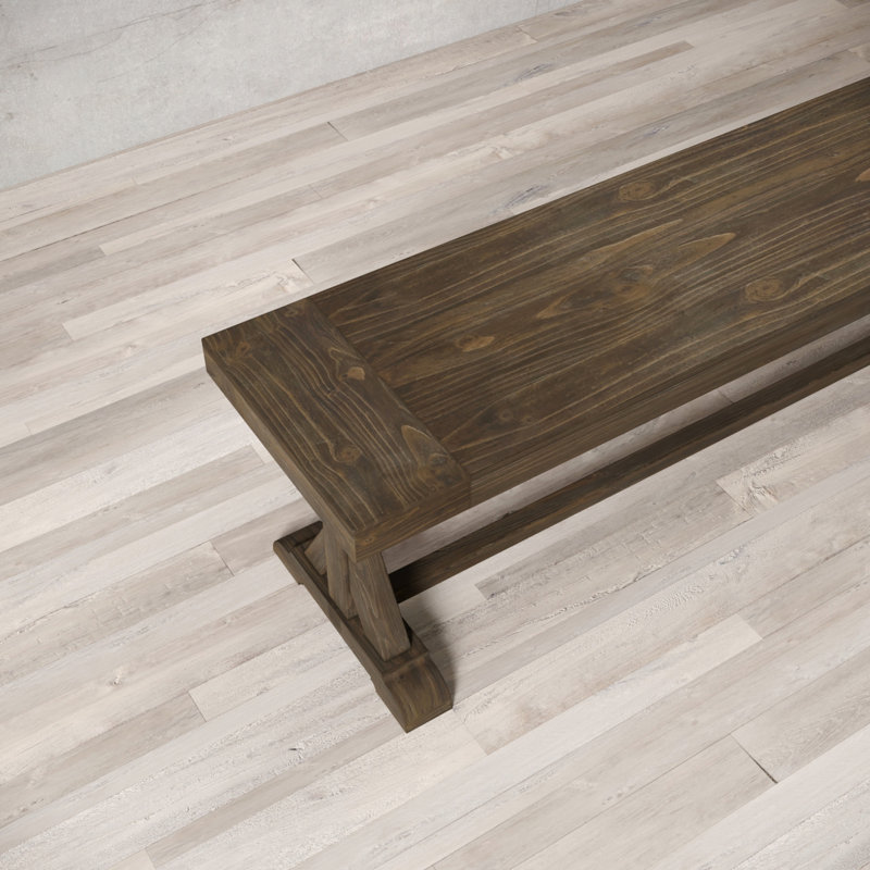 Gracie Oaks Mcdevitt Solid Wood Bench Wayfair